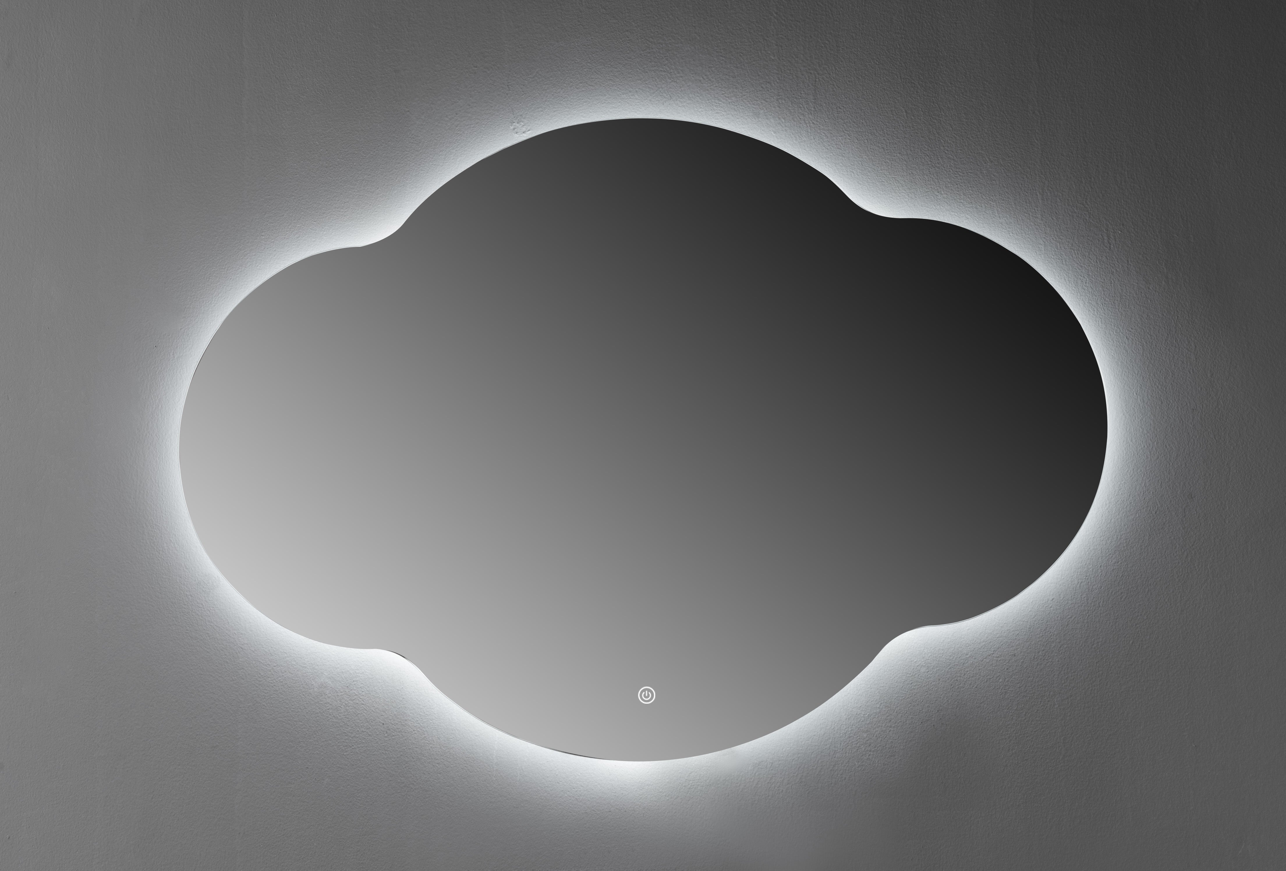 Oglinda LED Premium 110x90cm Touch 3 Culori Luminoase