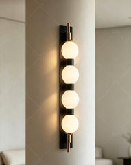 Aplica LED 50cm Kult 3 Tipuri de Lumini Negru+Auriu