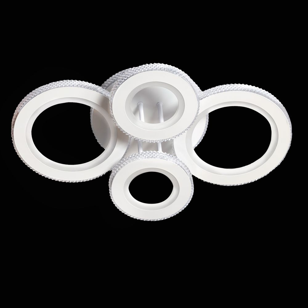 Lustra LED RGB 126W cu Telecomanda Liam 3 Tipuri de Lumini Alb