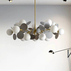 Pendul Jolie Reglabil 12xE27 Diametru 95cm Auriu