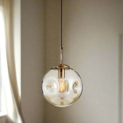Pendul Jolie Reglabil 1xE27 Auriu
