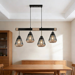 Pendul Rustic 4xE27 Reglabil