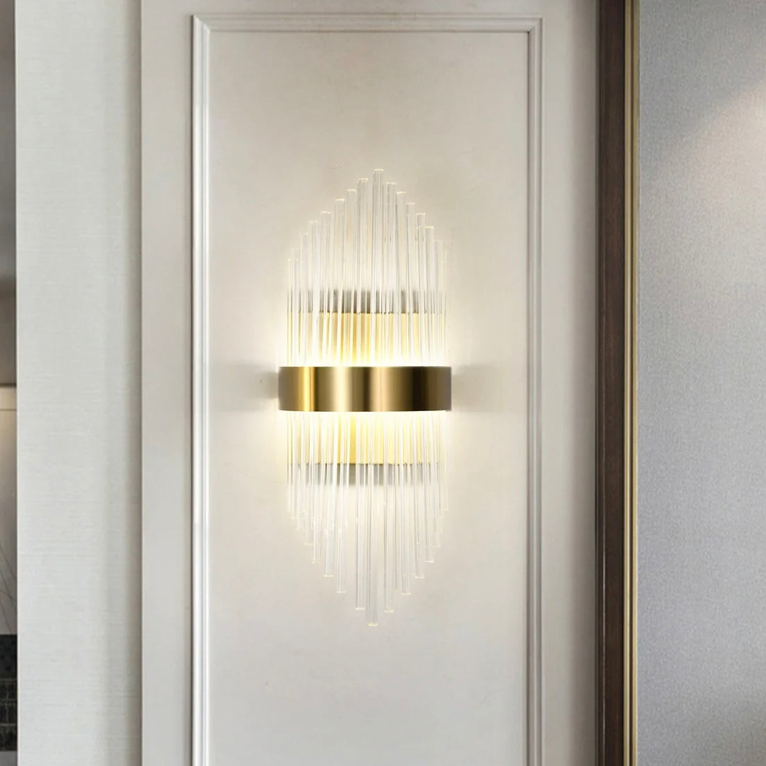 Aplica LED Spiral 3 Tipuri de Lumini 24W Auriu