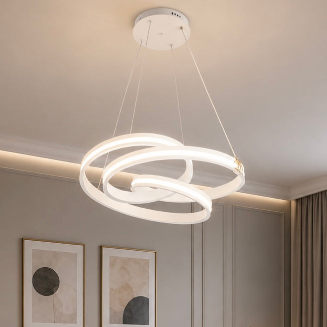Pendul LED 60cm 70W Stace 3 Tipuri de Lumini Alb