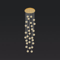 Candelabru Glow 30xG9 Diametru 60cm Auriu