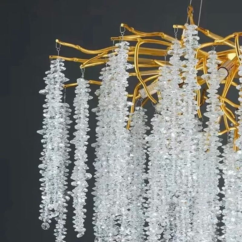 Candelabru Tigres 60cm 6xE14 Auriu