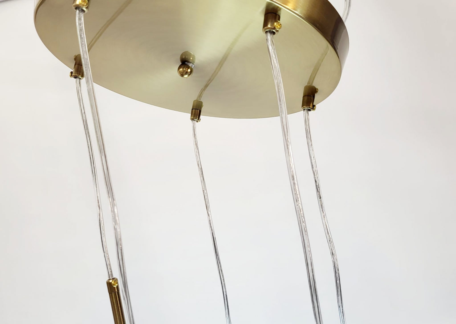 Pendul Moon Reglabil 5xE27 Auriu