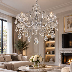 Candelabru Clasic Argintiu cu 3 Brate
