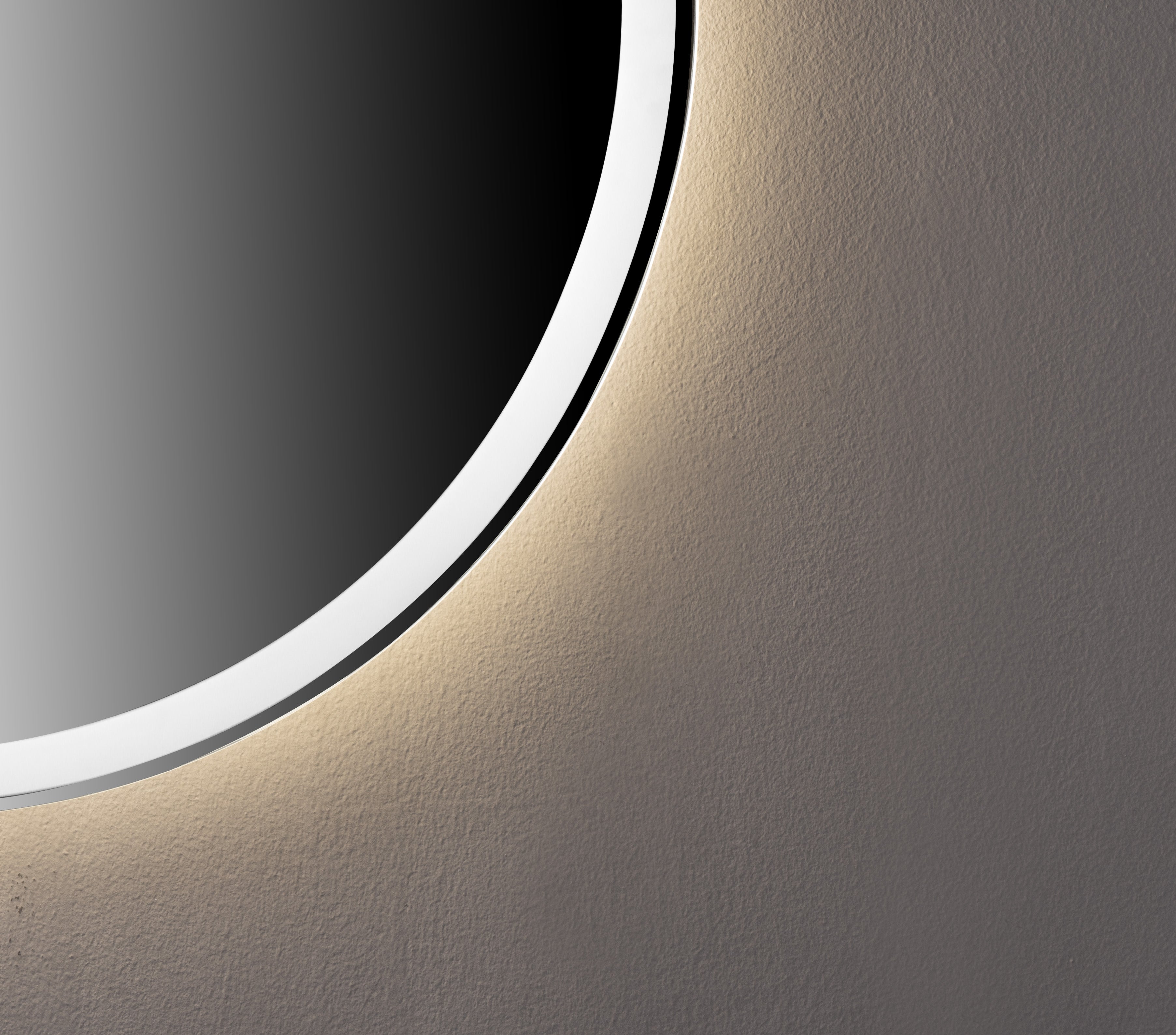 Oglinda baie LED 90x70cm Rama Neagra 3 Tipuri de Lumini Buton Touch Dezaburire Intensitate Reglabila