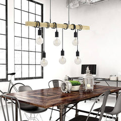 Pendul Rustic Reglabil Eagle 6xE27 80cm
