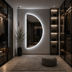 Oglinda LED Smart 80x150cm Buton 3 Culori Luminoase – Sticla Premium 5 mm