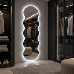 Oglinda LED Premium 60x120cm Buton Touch, 3 Culori Luminoase