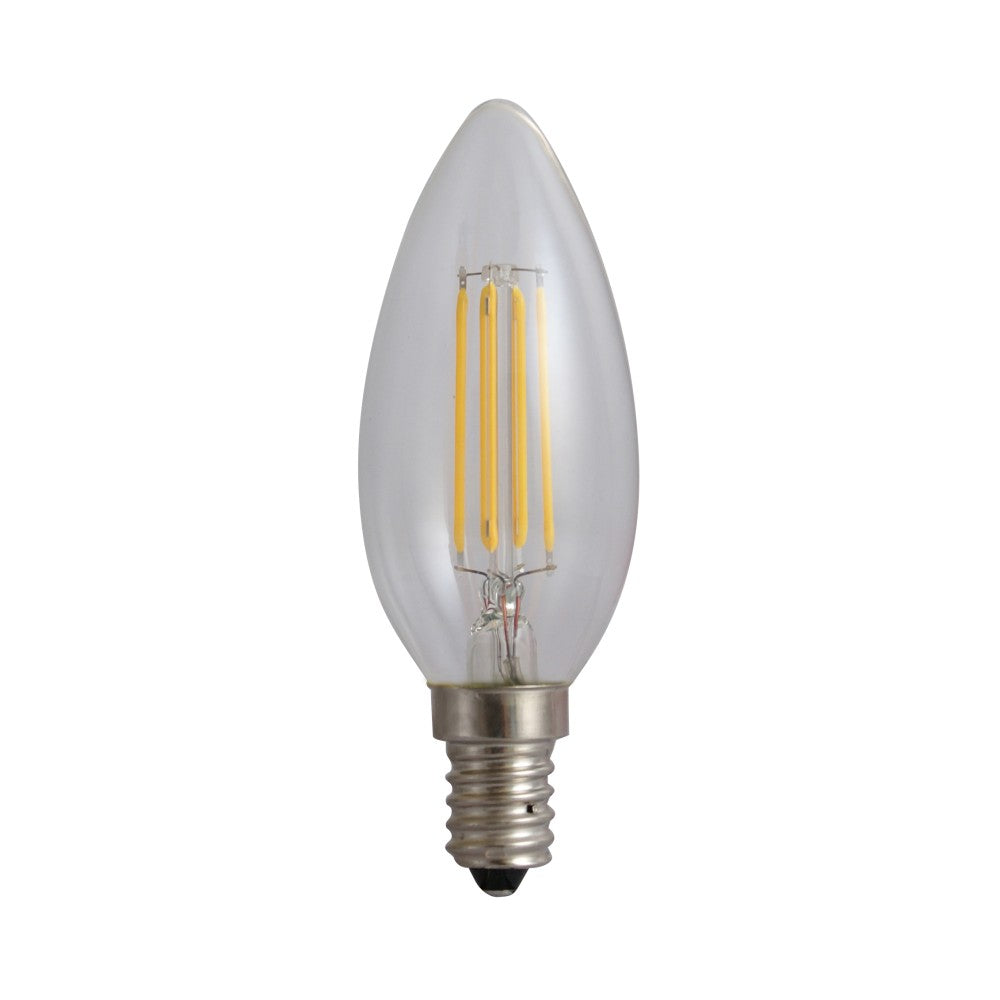 Bec LED Filament C35 E14 Lumina Neutra 4000K 4W 480LM