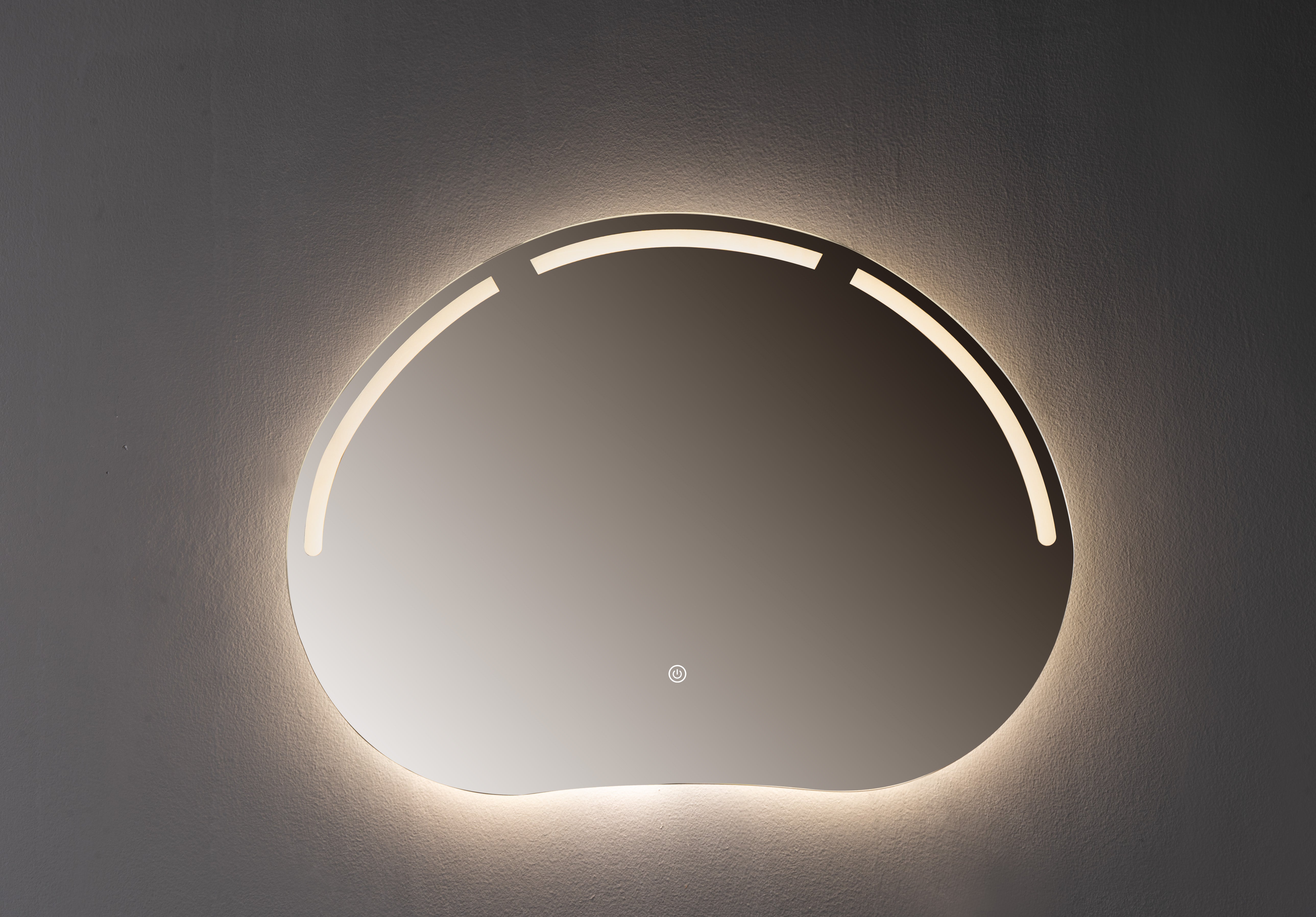 Oglinda LED Premium 80x60cm Touch 3 Culori Luminoase