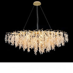 Candelabru Olivia 120x55cm 10xE14 Auriu