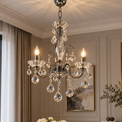 Candelabru Clasic Negru cu 3 Brate