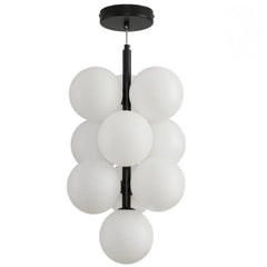 Pendul Jolie Reglabil 10xG9 40cm Negru
