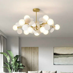 Pendul Jolie Reglabil 12xE27 Diametru 95cm Auriu