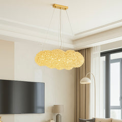 Pendul Norisor Cristale Glow 8xE27 Auriu