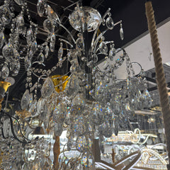 Candelabru Clasic Argintiu Diametru 40cm