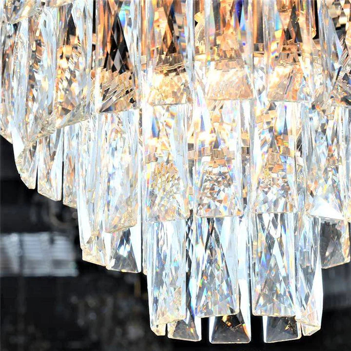 Candelabru Kimberly Diametru 75cm Negru+Auriu
