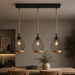 Pendul Rustic Eagle Sfoara 3xE27 40cm