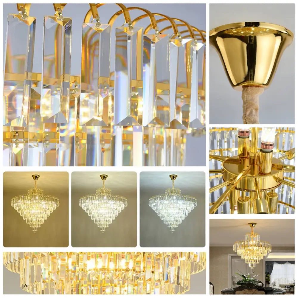 Candelabru Ivory Lungime 230cm Diametru 60cm Auriu