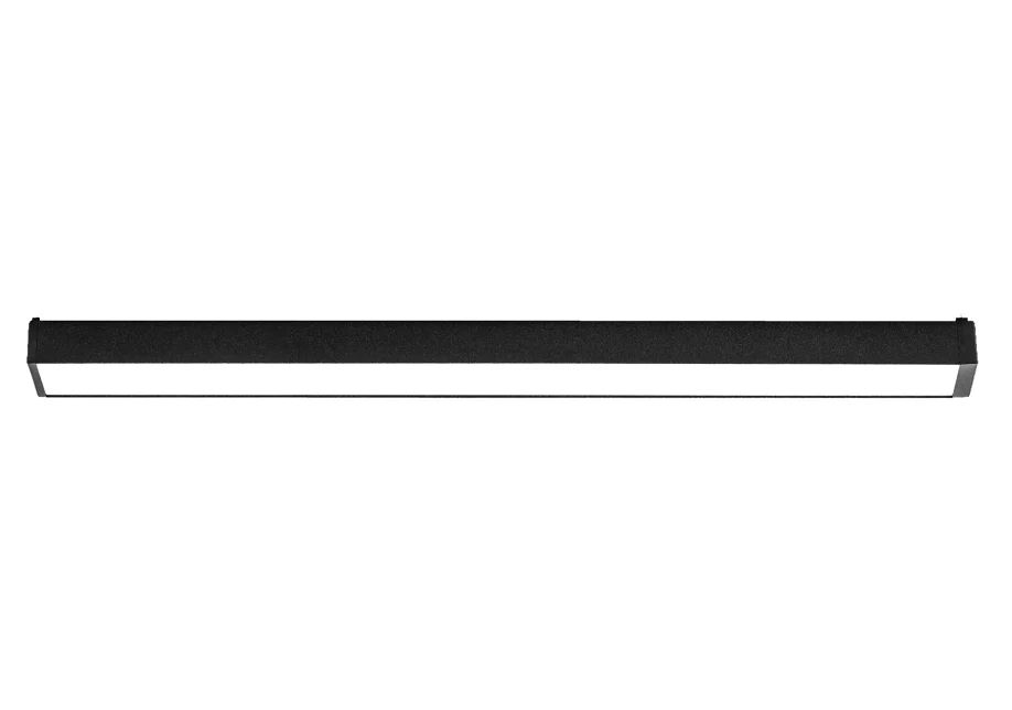 Banda LED 20W Lumina Calda Sina Magnetica Aplicata Negru
