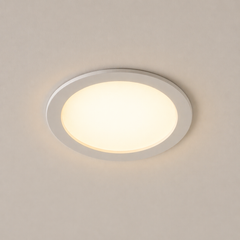Spot LED Incastrat Office Lumina Calda 6W Diametru 11cm Alb