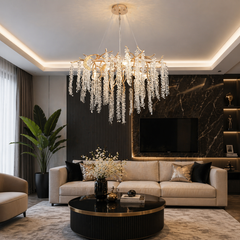 Candelabru Tigres 60cm 6xE14 Auriu