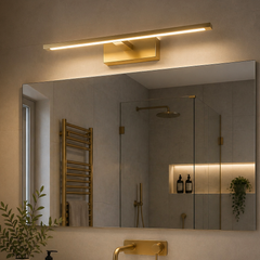 Aplica LED Baie 42cm Urban 3 Tipuri de Lumini Auriu
