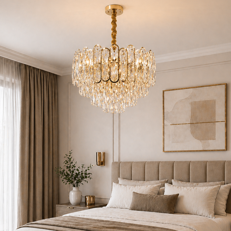 Candelabru Pavo Diametru 40cm Auriu