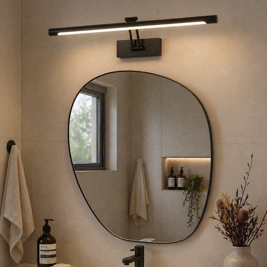 Aplica LED 56cm 32W Urban Reglabila 3 Tipuri de Lumini Negru