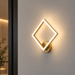 Aplica LED Diametru 20x20cm 15W Urban 3 Tipuri de Lumini Auriu