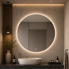 Oglinda LED Premium 80cm Touch 3 Culori Luminoase