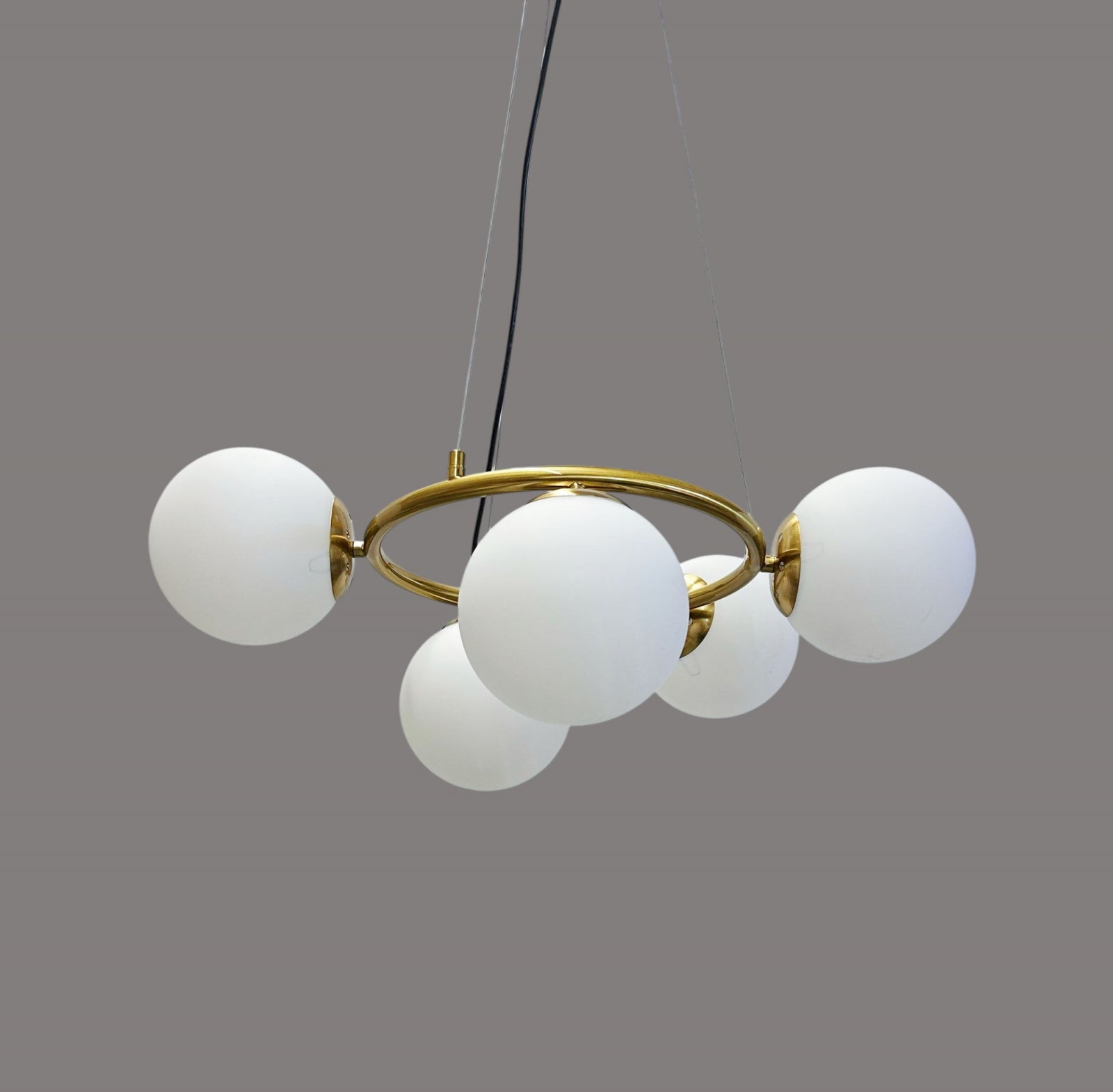 Pendul Jolie Reglabil 5xG9 Diametru 60cm Auriu