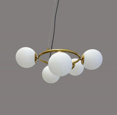 Pendul Jolie Reglabil 5xG9 Diametru 60cm Auriu