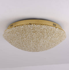 Lustra LED Glow 50cm cu Telecomanda 3 Tipuri de Lumini 64W Auriu