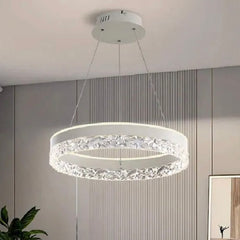 Lustra LED Alba cu Telecomanda si 3 Lumini