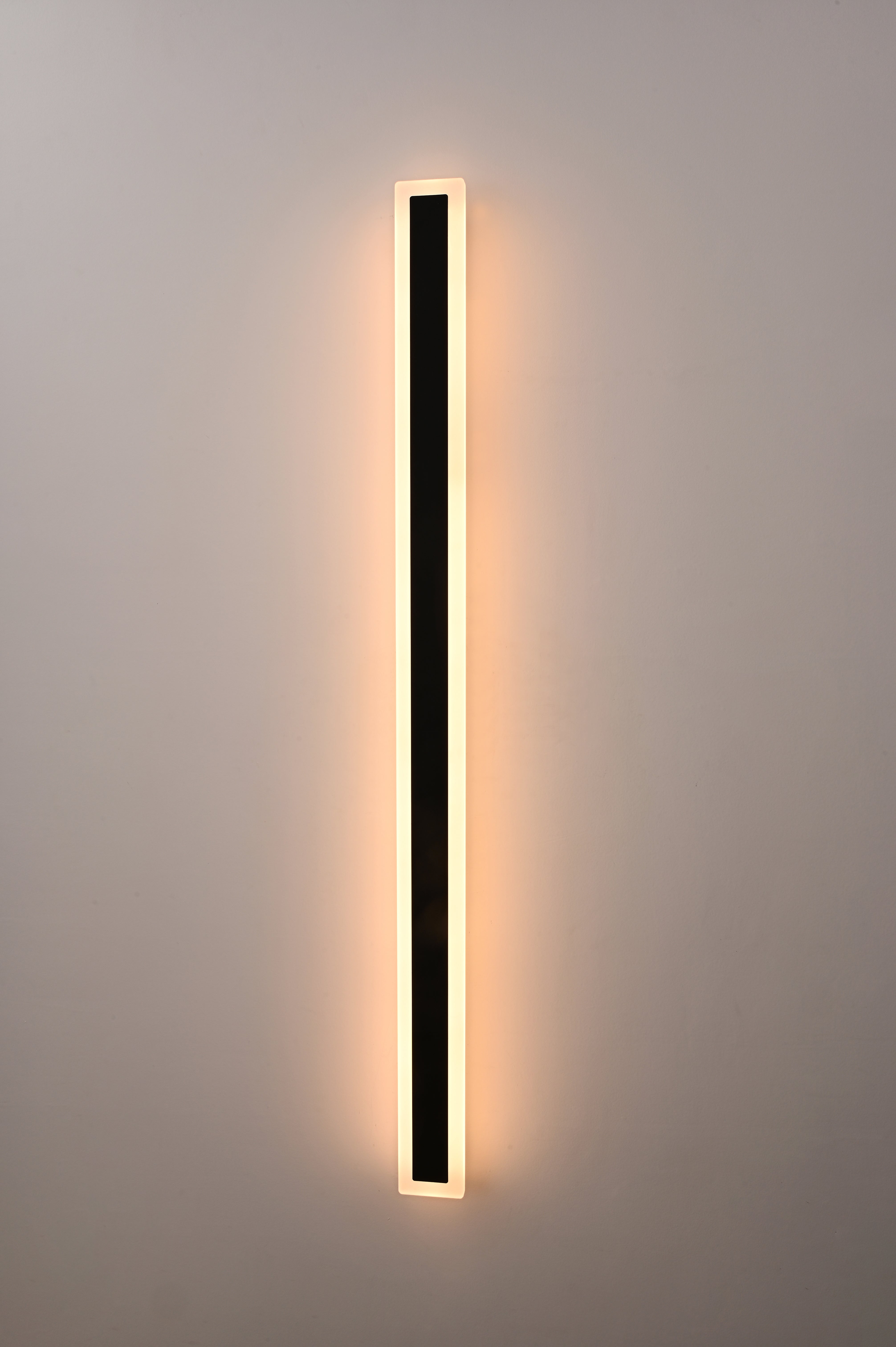 Aplica LED Exterior Cube Lumina Calda 3000K 150cm 38W Negru