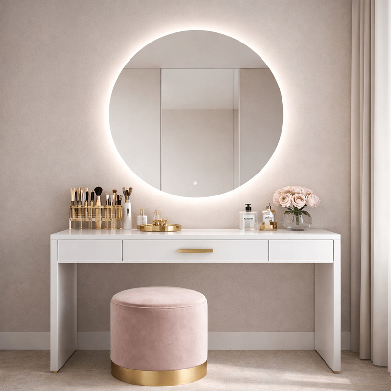 Oglinda LED Premium 60cm Touch 3 Culori Luminoase