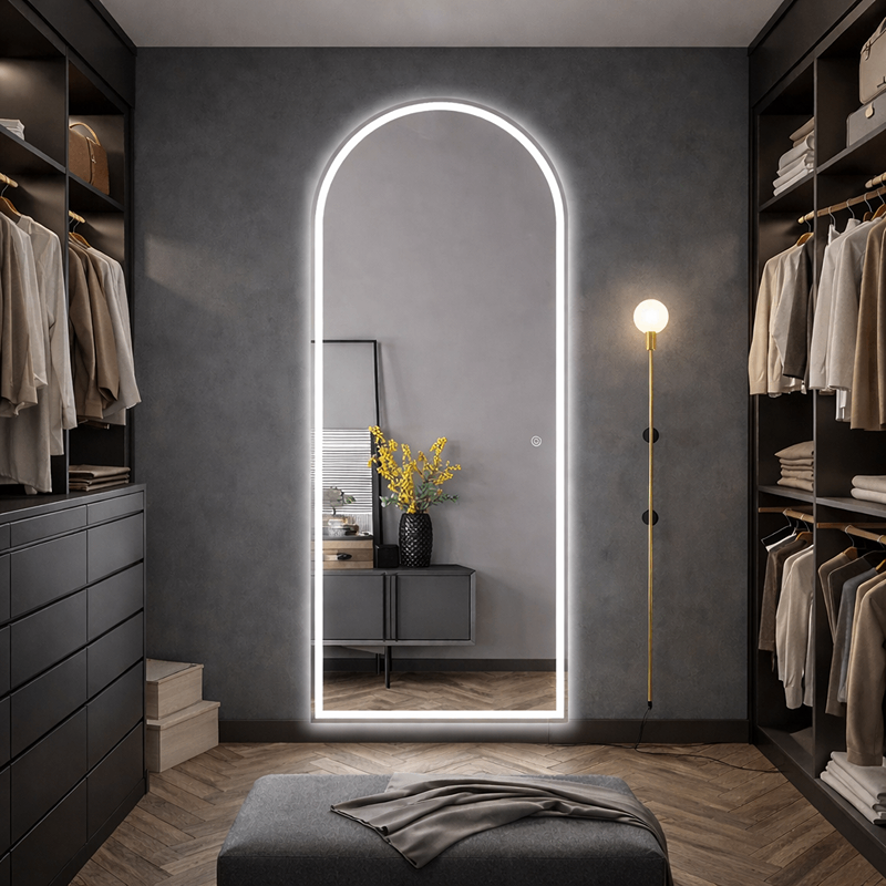 Oglinda LED Premium 70x170cm Touch 3 Culori Luminoase
