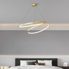 Pendul LED 60cm 120W Urban Telecomanda 3 Tipuri de Lumini Auriu