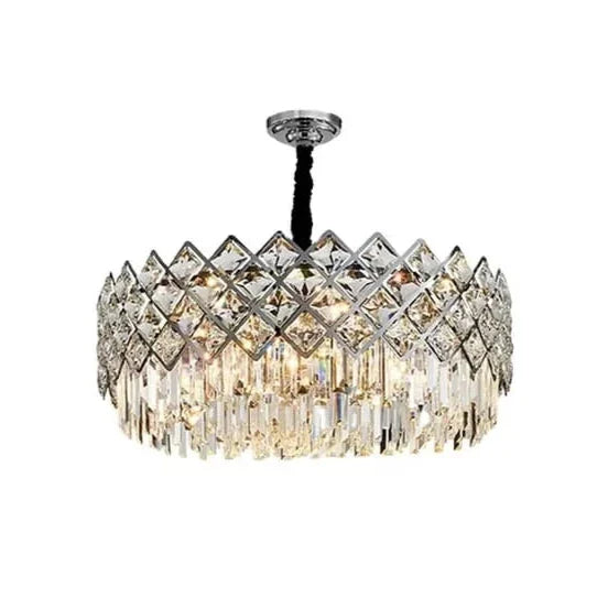 Candelabru Mosaic Diametru 50cm Argintiu