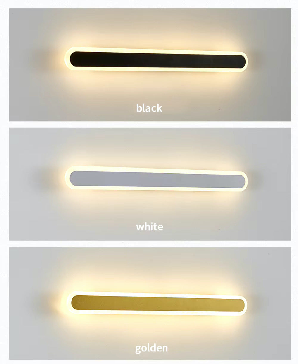Aplica LED 80cm 68W Urban 3 Tipuri de Lumini Auriu