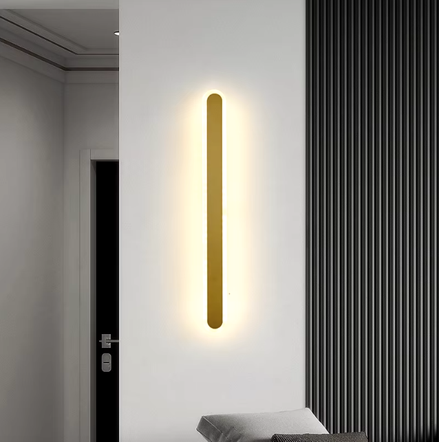 Aplica LED 80cm 68W Urban 3 Tipuri de Lumini Auriu