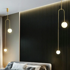 Pendul Jolie Reglabil 2xG9 140cm Auriu