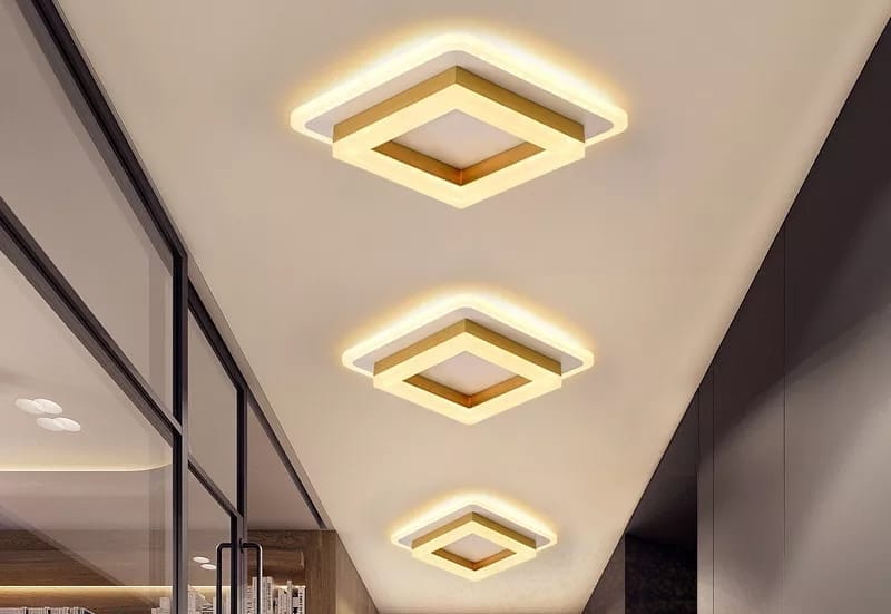 Aplica LED Diametru 25x25cm 41W Urban 3 Tipuri de Lumini Auriu