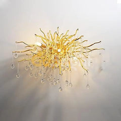 Aplica Cristal Leon 3xG9 50cm Auriu