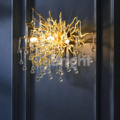 Aplica Cristal Leon 3xG9 50cm Auriu